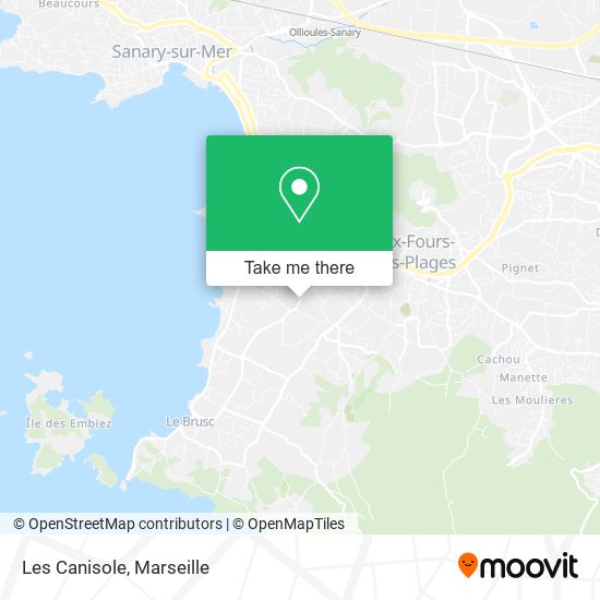 Les Canisole map