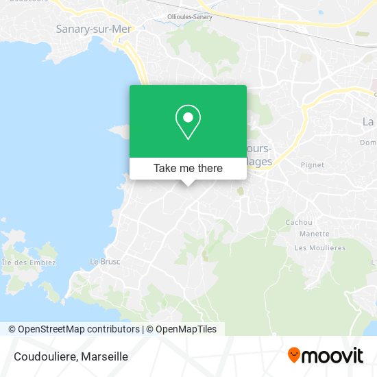 Coudouliere map
