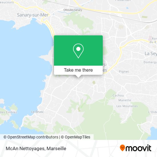 McAn Nettoyages map
