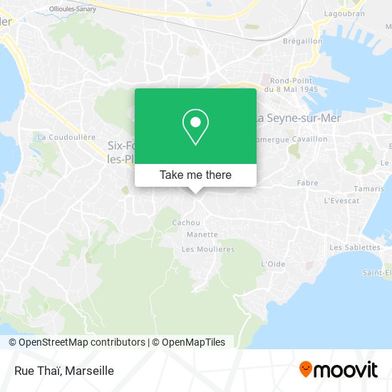 Rue Thaï map