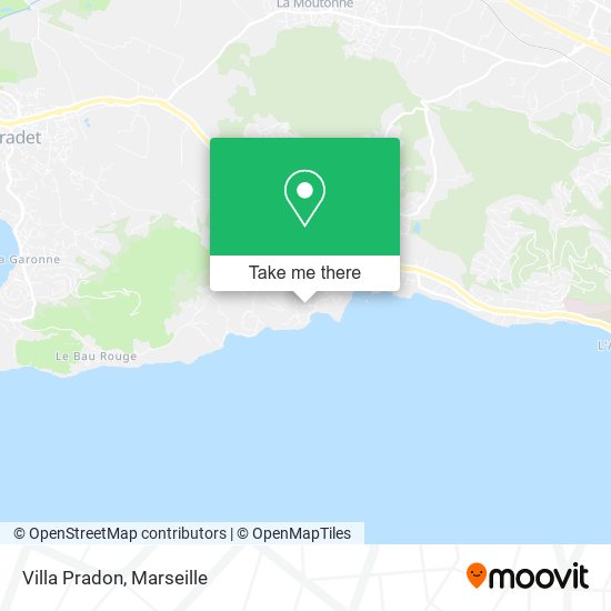 Villa Pradon map