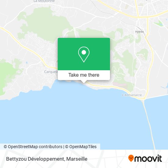 Bettyzou Développement map