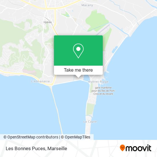 Les Bonnes Puces map