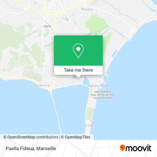 Paella Fideua map