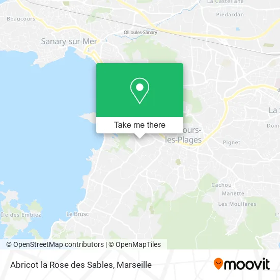 Abricot la Rose des Sables map