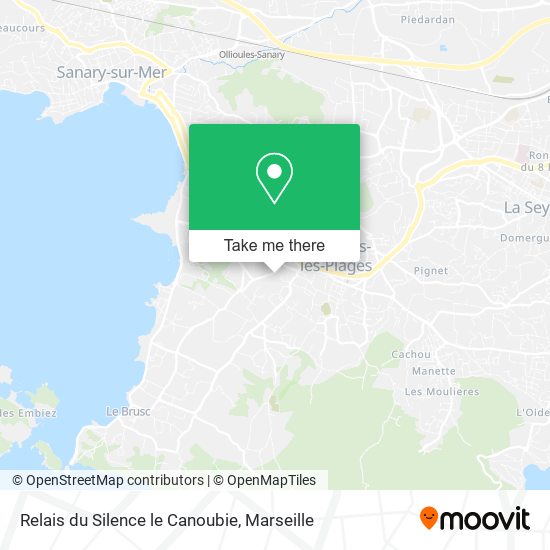 Relais du Silence le Canoubie map