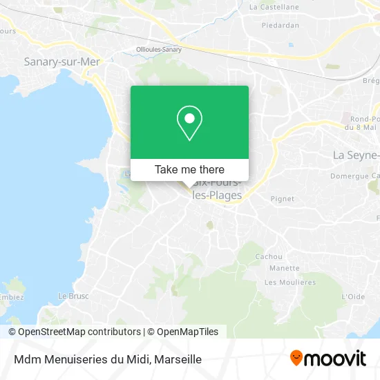 Mdm Menuiseries du Midi map