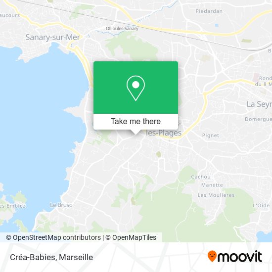 Créa-Babies map