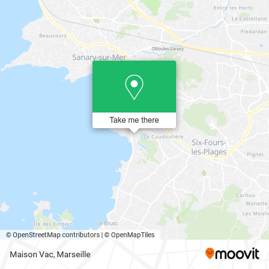 Maison Vac map
