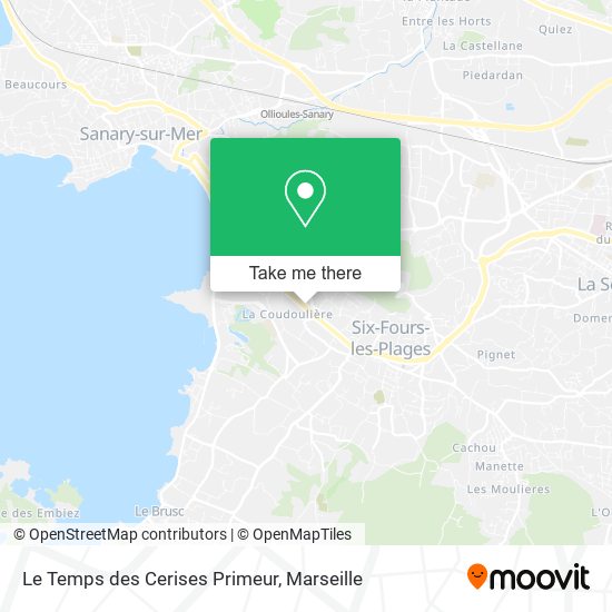 Le Temps des Cerises Primeur map