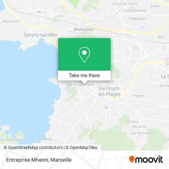 Entreprise Mhanni map