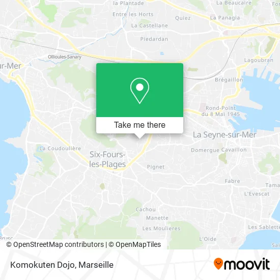Komokuten Dojo map