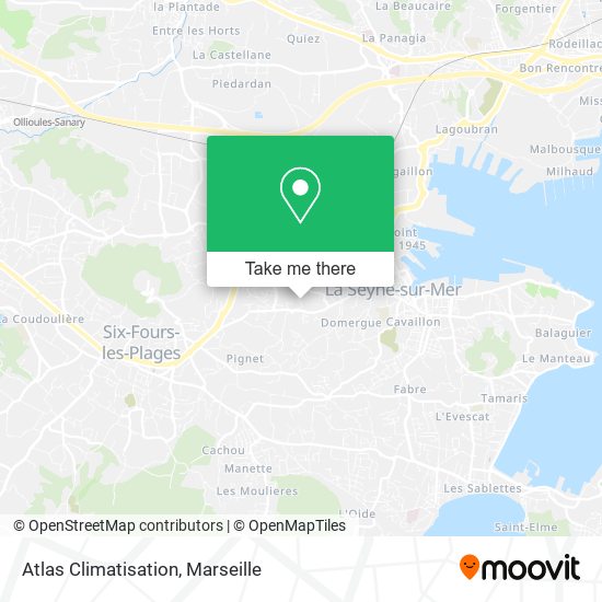Atlas Climatisation map