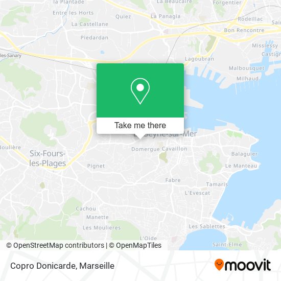 Copro Donicarde map