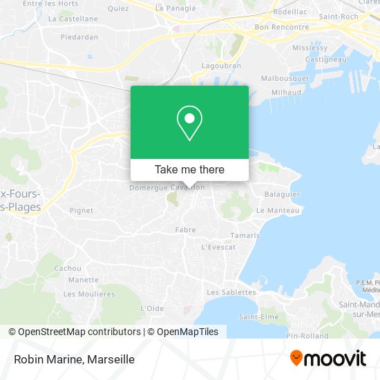 Robin Marine map