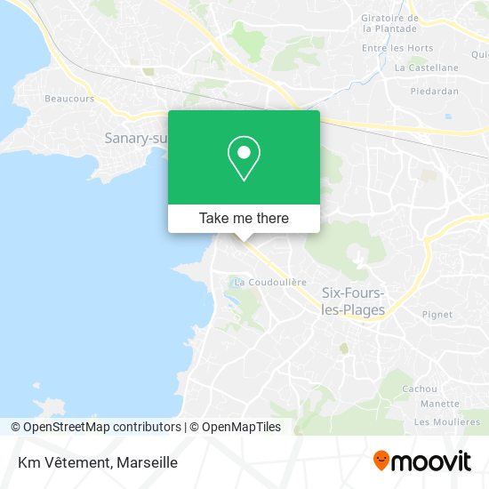 Km Vêtement map