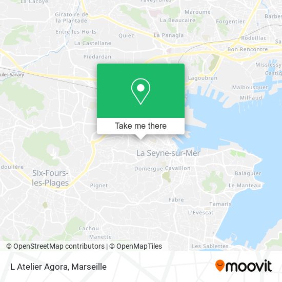 L Atelier Agora map