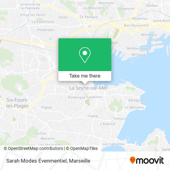 Sarah Modes Évenmentiel map