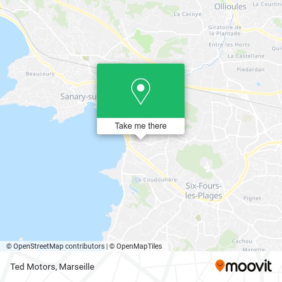 Ted Motors map