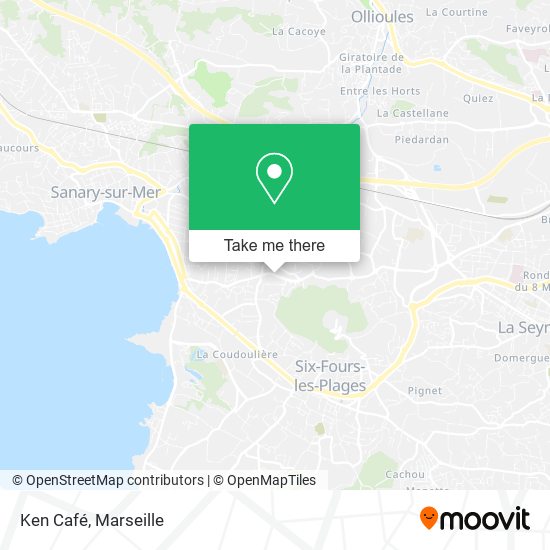 Ken Café map
