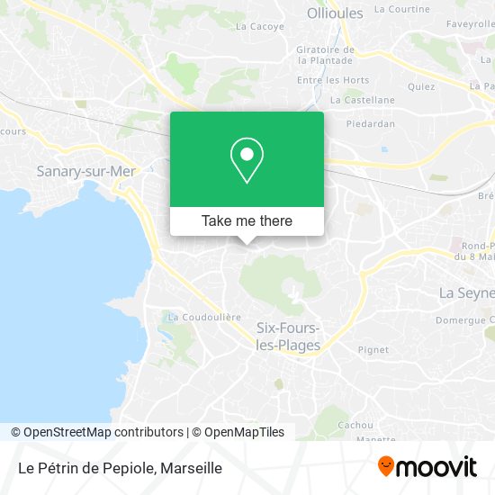Le Pétrin de Pepiole map