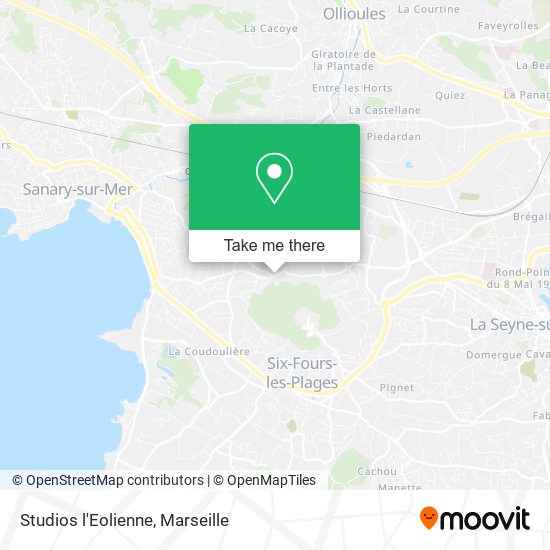 Studios l'Eolienne map