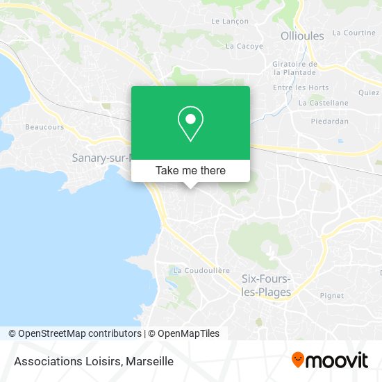 Associations Loisirs map