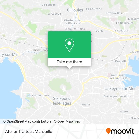 Atelier Traiteur map