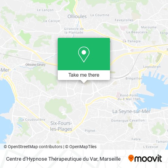 Centre d'Hypnose Thérapeutique du Var map