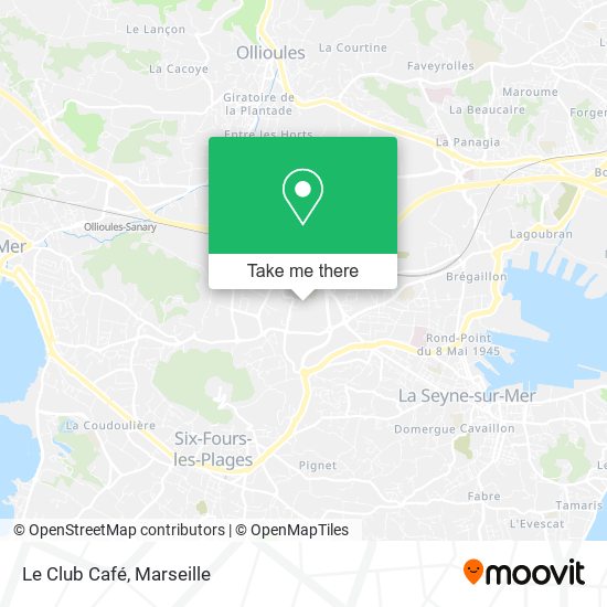 Le Club Café map