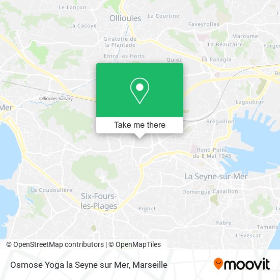 Osmose Yoga la Seyne sur Mer map