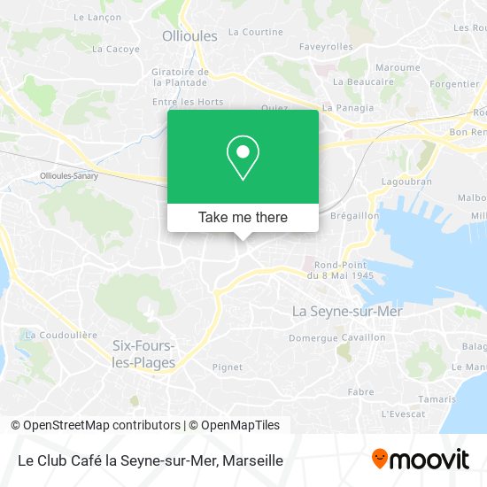 Le Club Café la Seyne-sur-Mer map