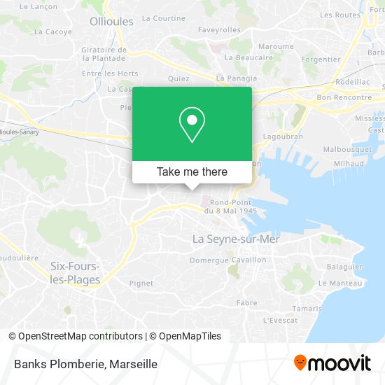 Banks Plomberie map