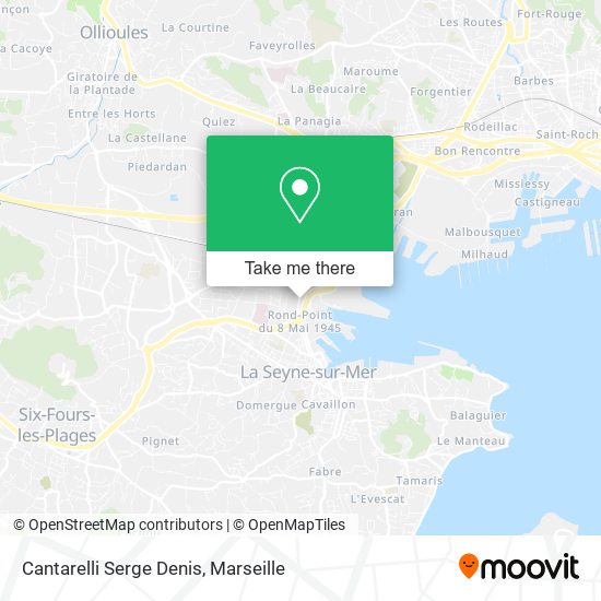 Cantarelli Serge Denis map