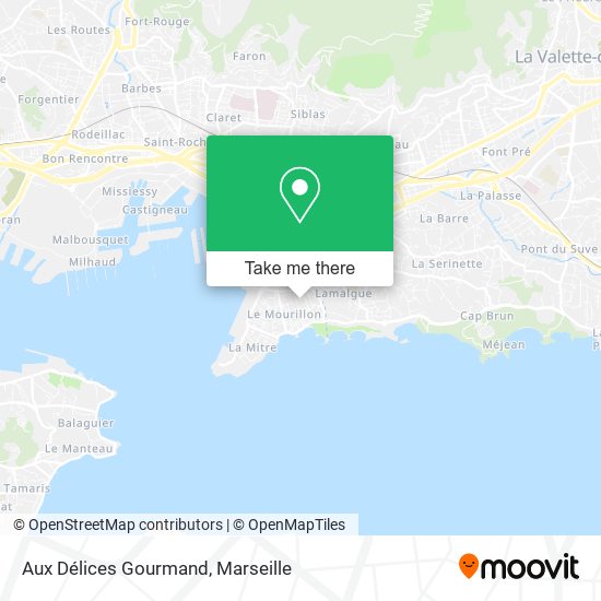 Aux Délices Gourmand map
