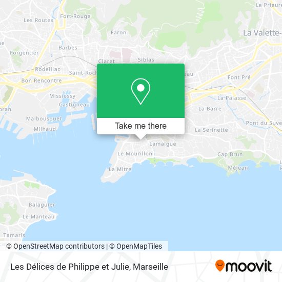 Les Délices de Philippe et Julie map