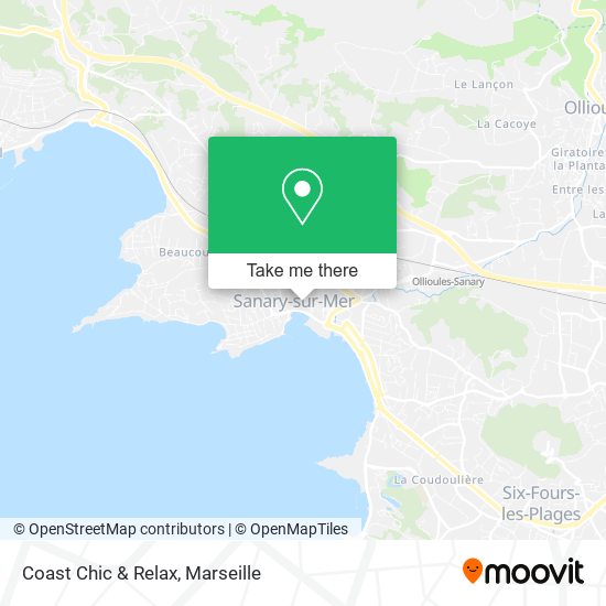 Coast Chic & Relax map