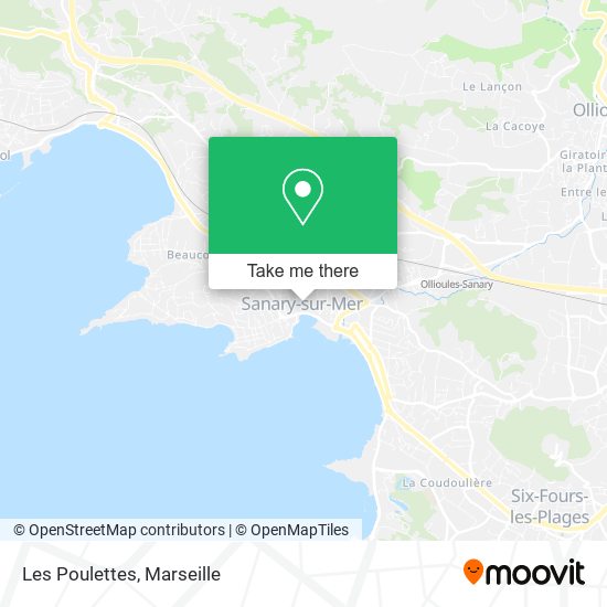Les Poulettes map