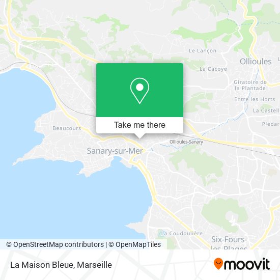La Maison Bleue map