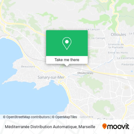 Méditerranée Distribution Automatique map