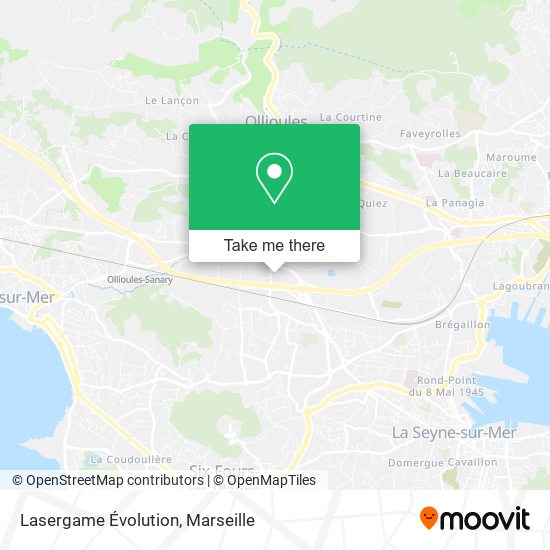Lasergame Évolution map
