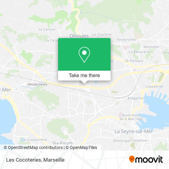 Les Cocoteries map