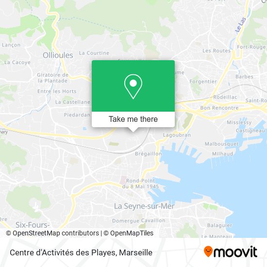 Centre d'Activités des Playes map