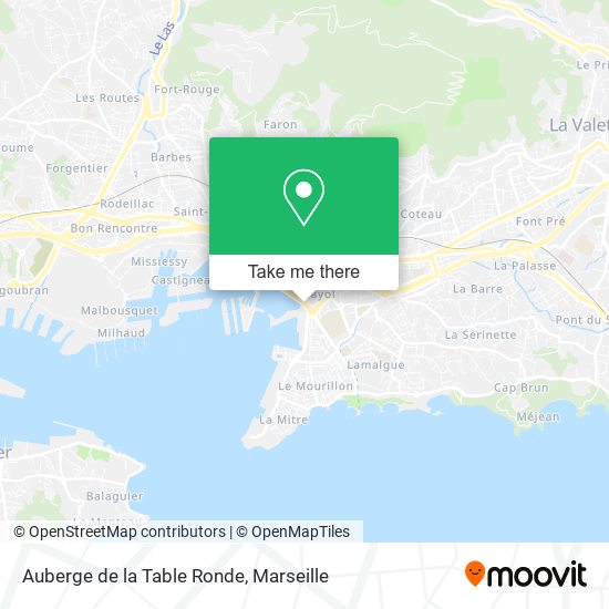 Auberge de la Table Ronde map
