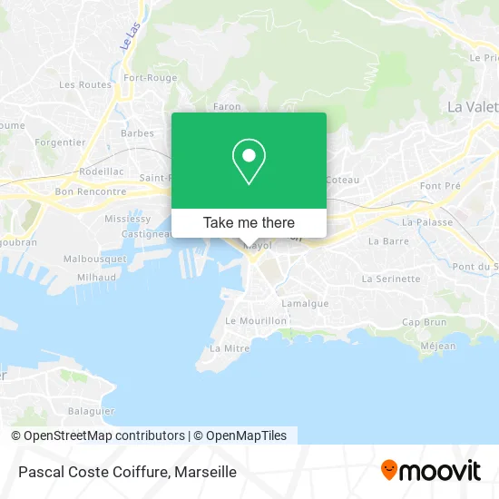 Pascal Coste Coiffure map