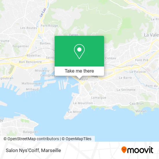 Salon Nys'Coiff map
