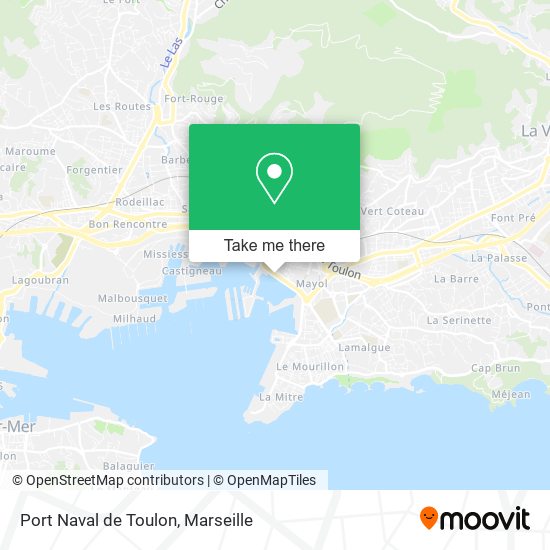 Port Naval de Toulon map