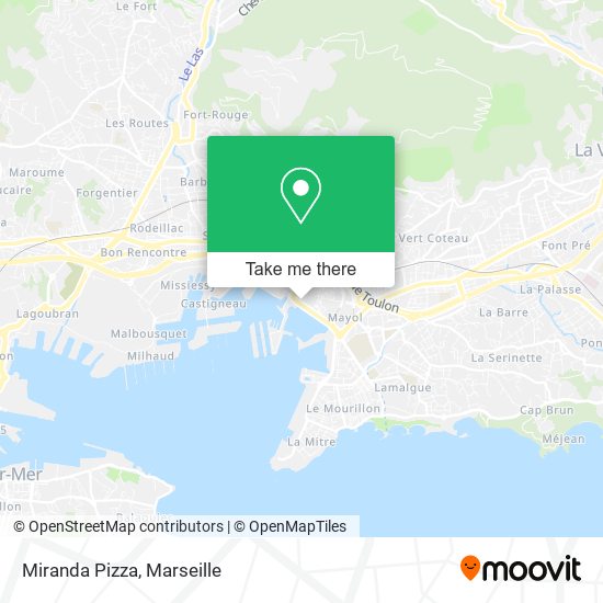 Mapa Miranda Pizza