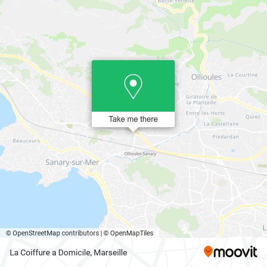 La Coiffure a Domicile map