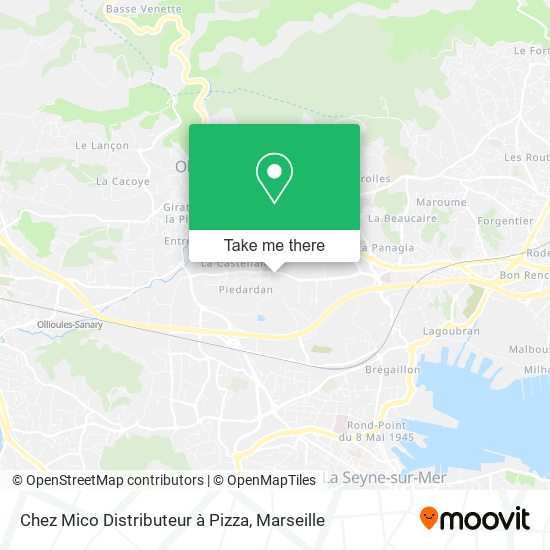Chez Mico Distributeur à Pizza map